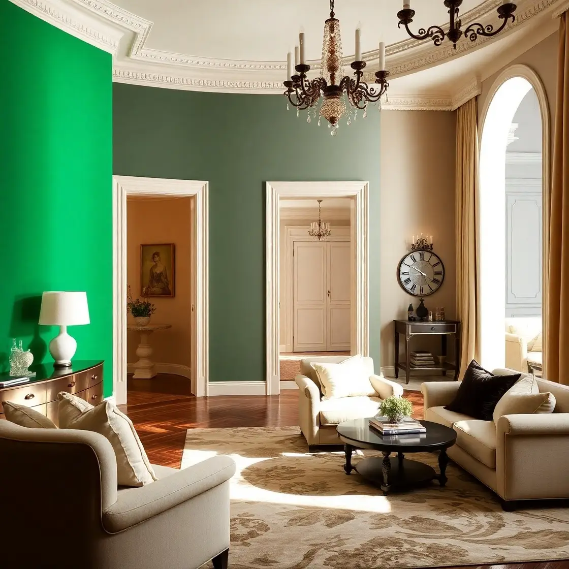 living room.