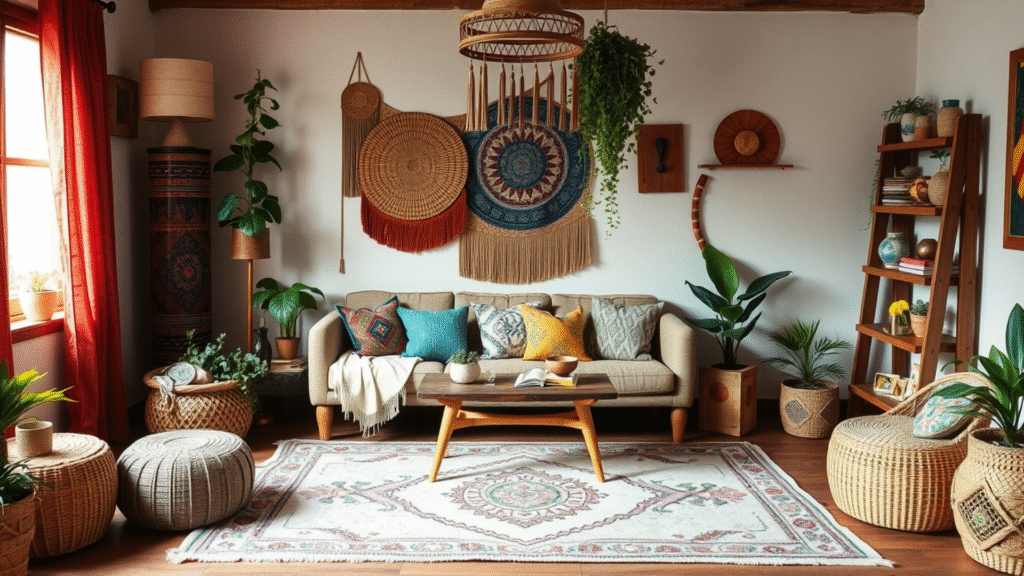 bohemian style home décor ideas