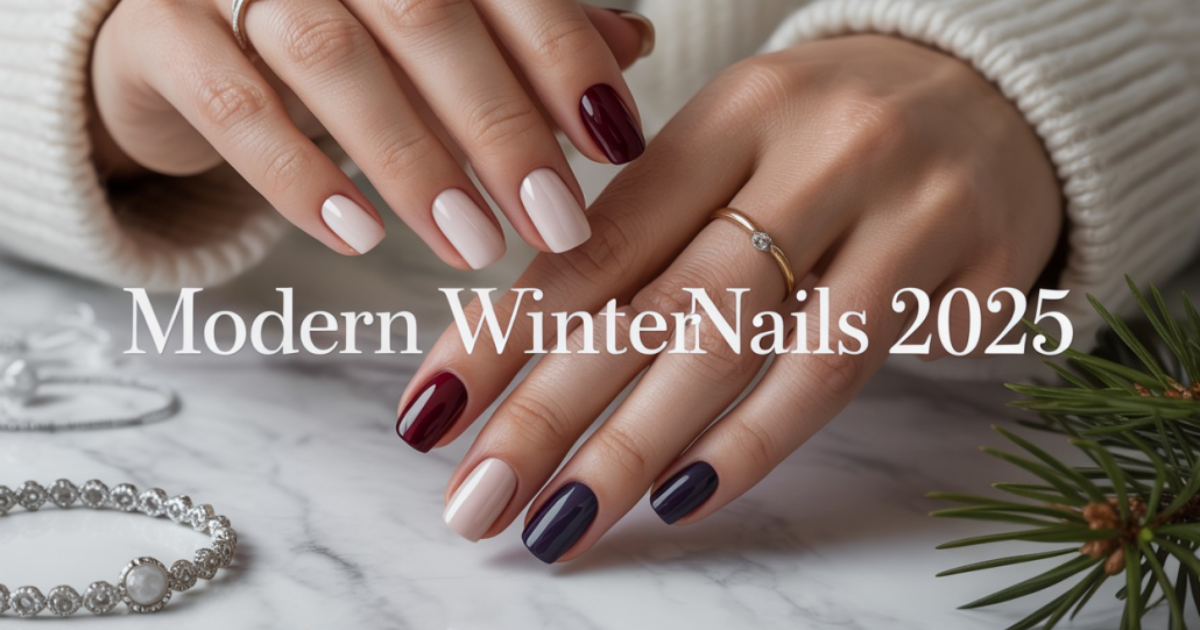 27 modern and classy winter nails 2025 2026
