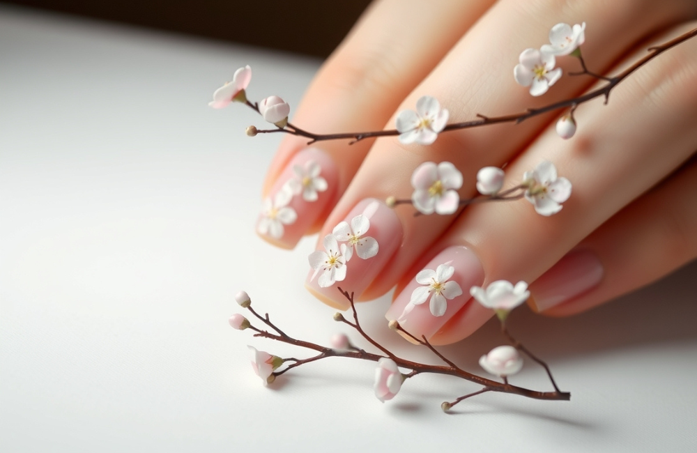 Cute and Simple Spring Nail Art Ideas 8