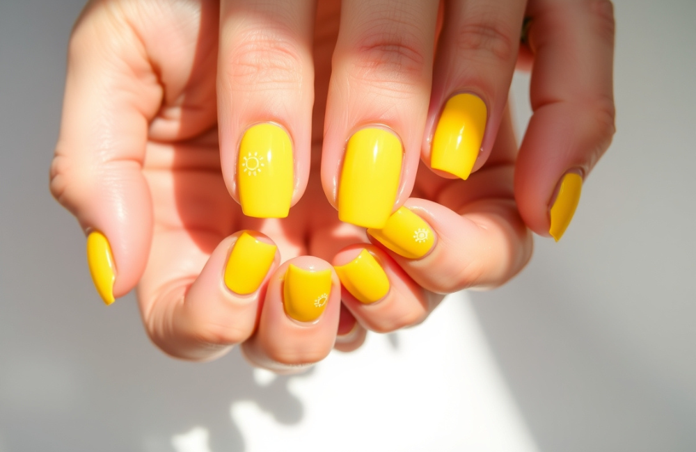 Cute and Simple Spring Nail Art Ideas 9