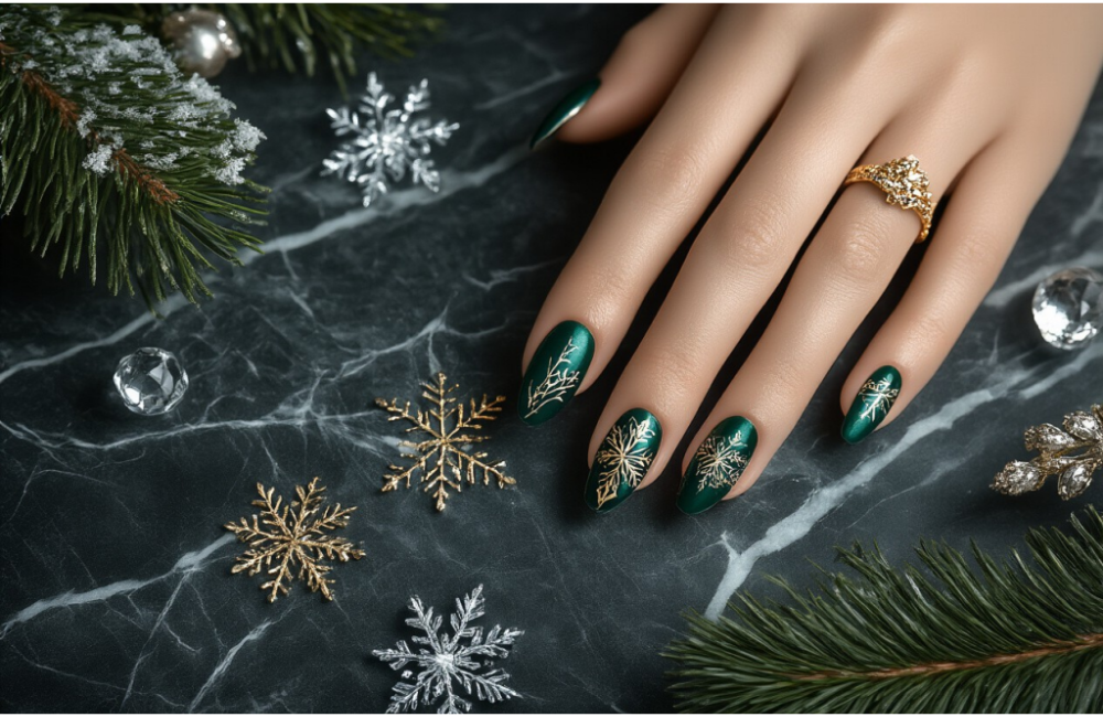 modern and classy winter nails 3