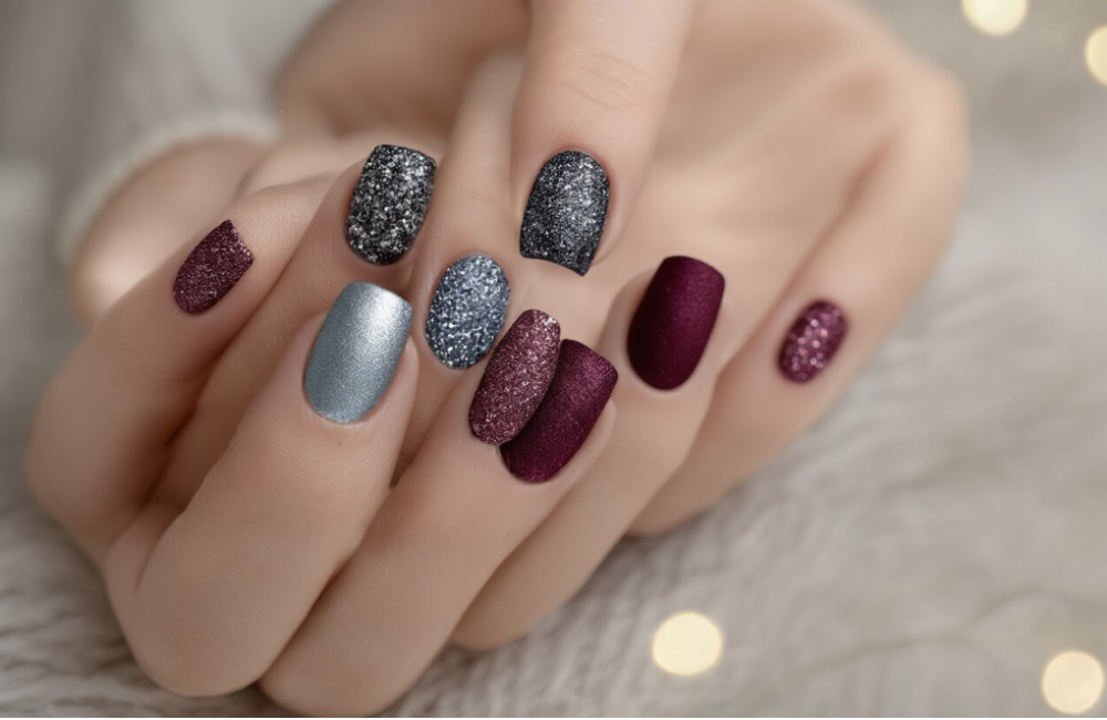 modern and classy winter nails 4