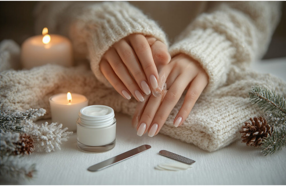 modern and classy winter nails 6